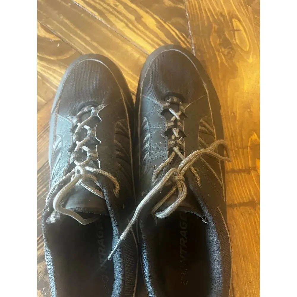 Bontrager Cycling Biking Lace Up Shoes Men 11 Black Active Triathlon Clip In